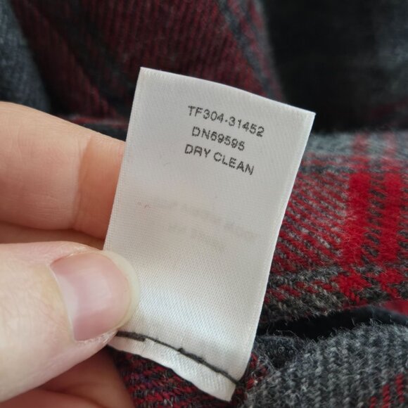 Pendleton Womens Buffalo Plaid Limited Edition 49er Jacket Large Wool Holiday - Picture 9 of 10